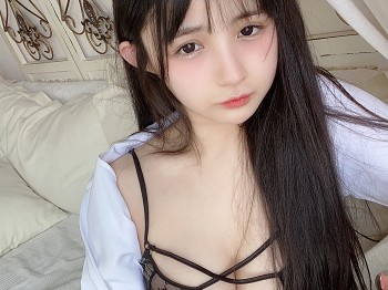 网络美女桜井宁宁小护士主题私房半脱露黑色蕾丝内衣配黑丝吊袜迷人诱惑写真36P