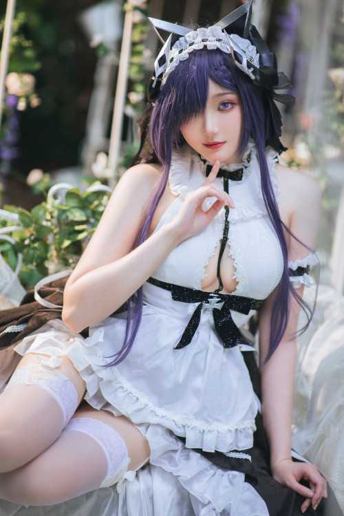 Cosplay 瓜希酱 碧蓝航线 奥古斯特女仆